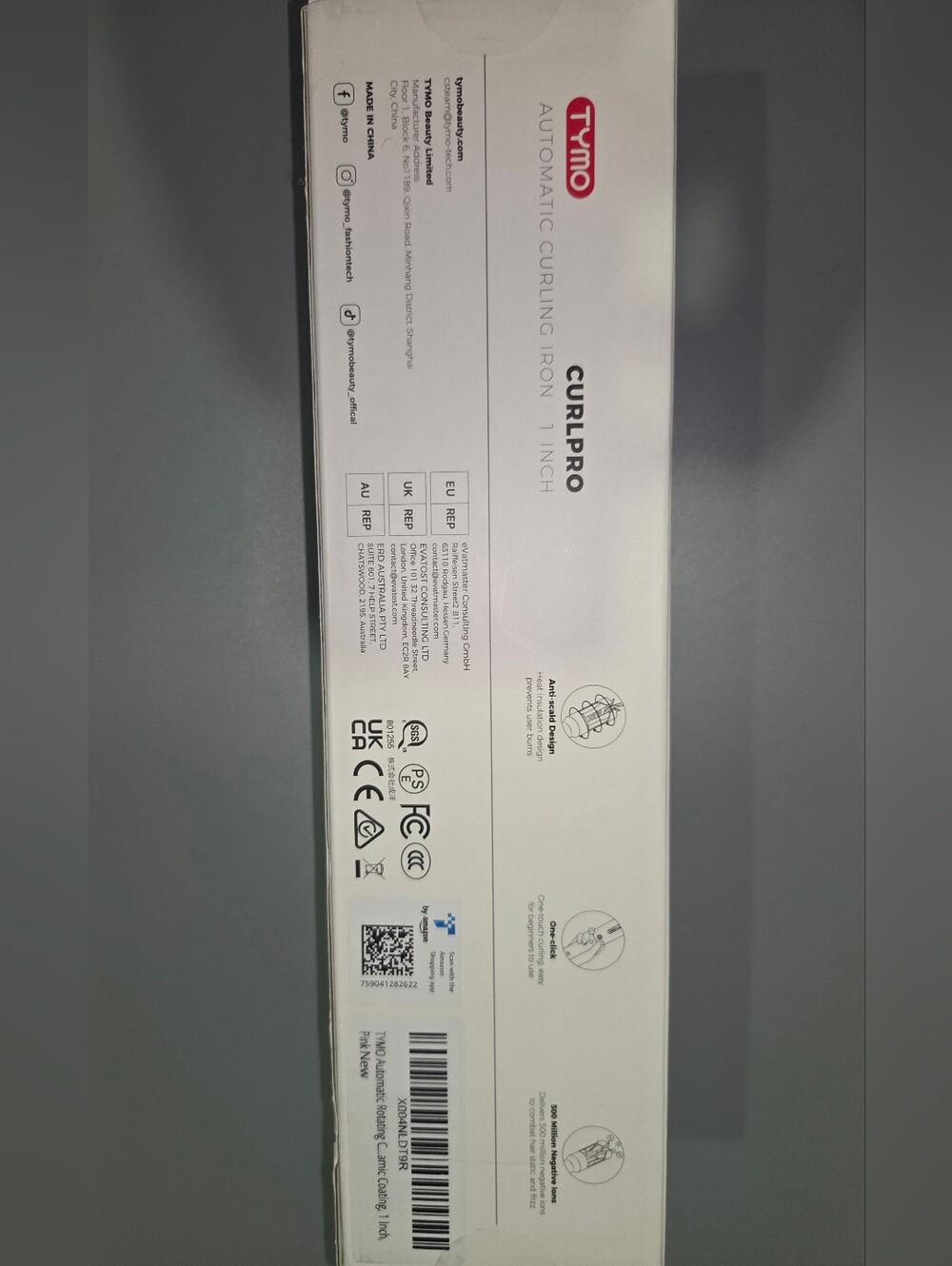 TYMO CURLPRO Automatic Curling Iron 1 Inch - Picture 4 of 5